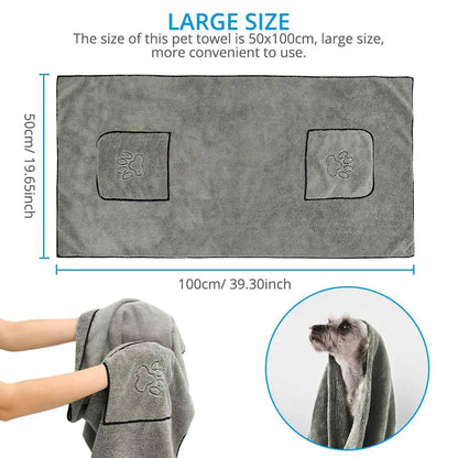Dog Bathrobe Towel