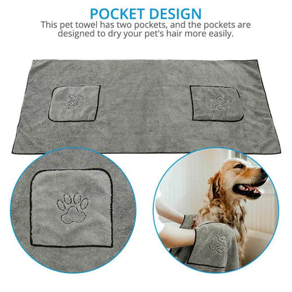 Dog Bathrobe Towel